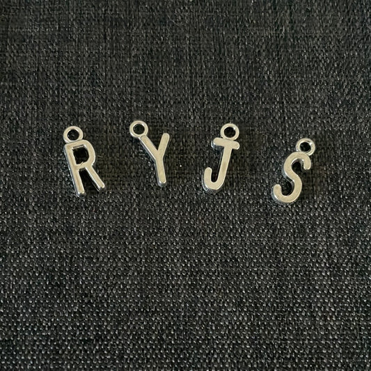 Alphabet Charms Silver